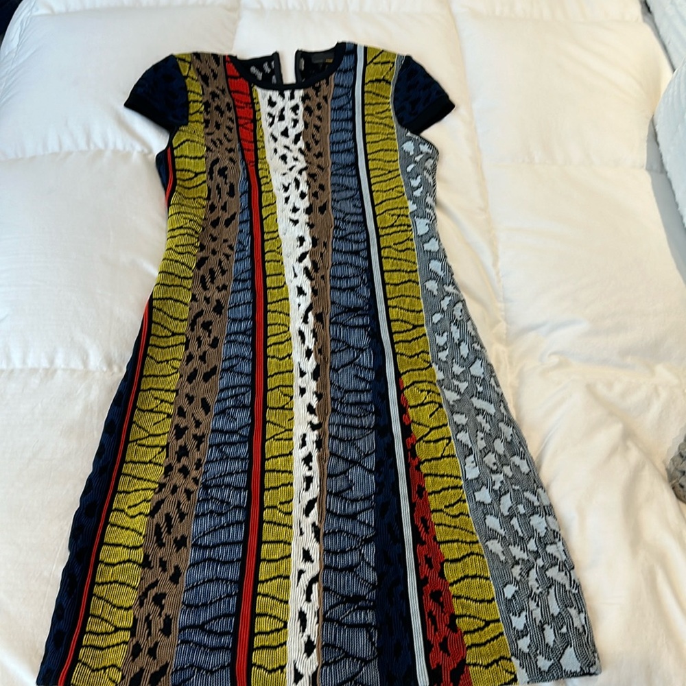 Multi-colored Fendi Dress in knit material.
